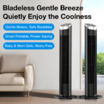 AirtopHome AeroCool Bladeless Tower Air Cooler - Image 2